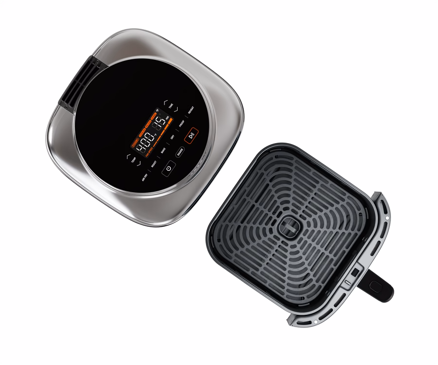 Cosori Iconic™ Smart Air Fryer – Oțel inoxidabil 6,5 litri