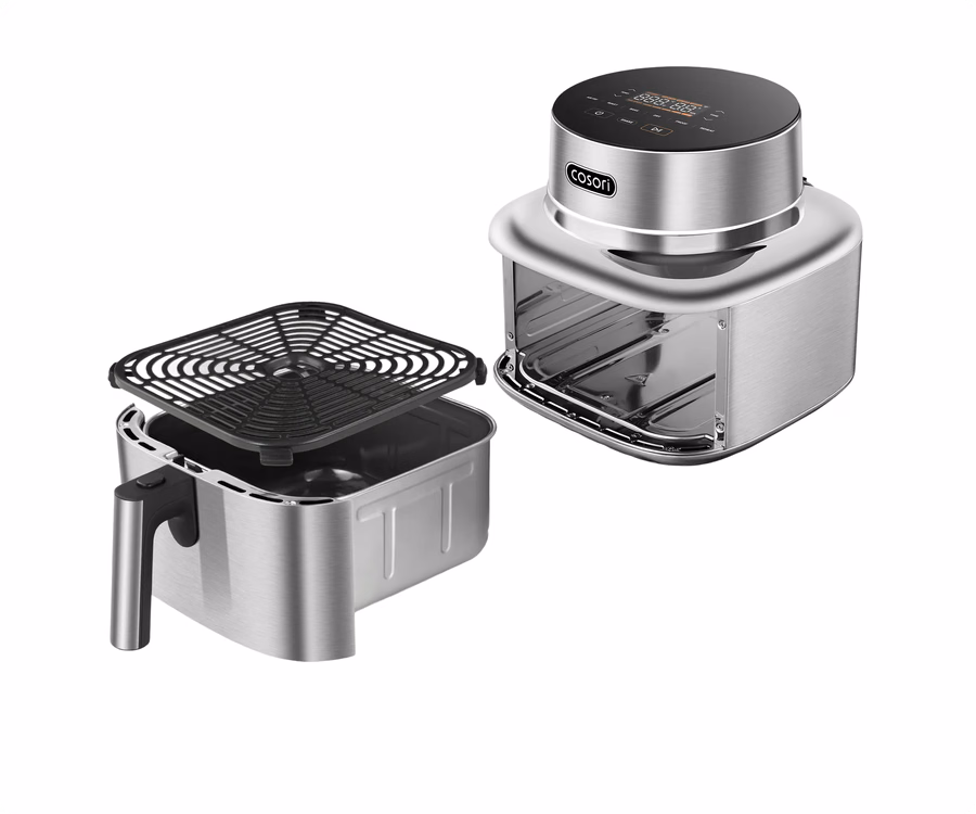 Cosori Iconic™ Smart Air Fryer – Oțel inoxidabil 6,5 litri